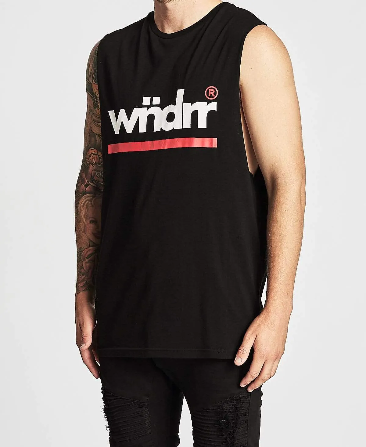 Revive Muscle Tee Black sold by Neverland product image thumbnail 3