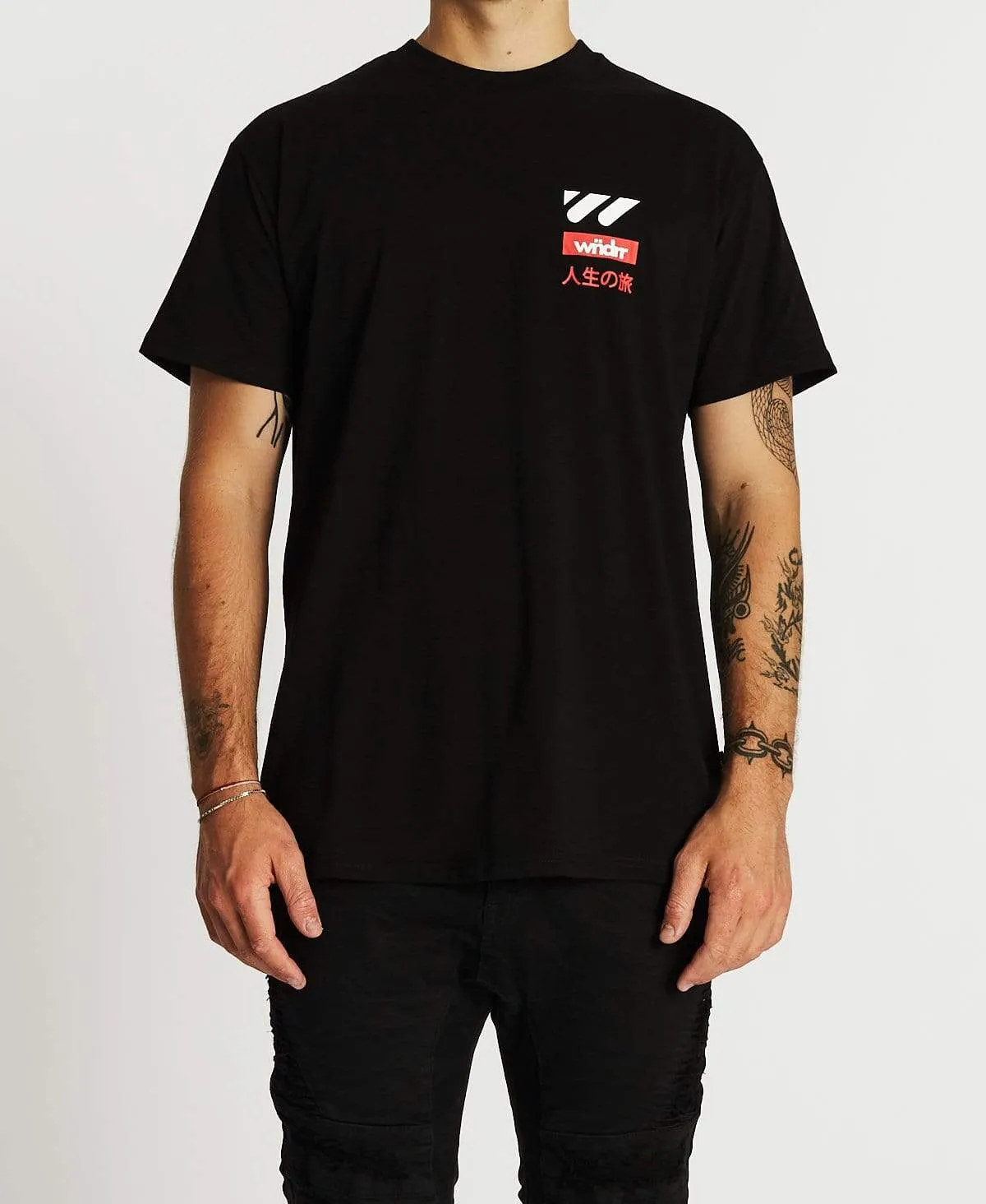Tetsu Custom Fit T-Shirt Black sold by Neverland product image thumbnail 2
