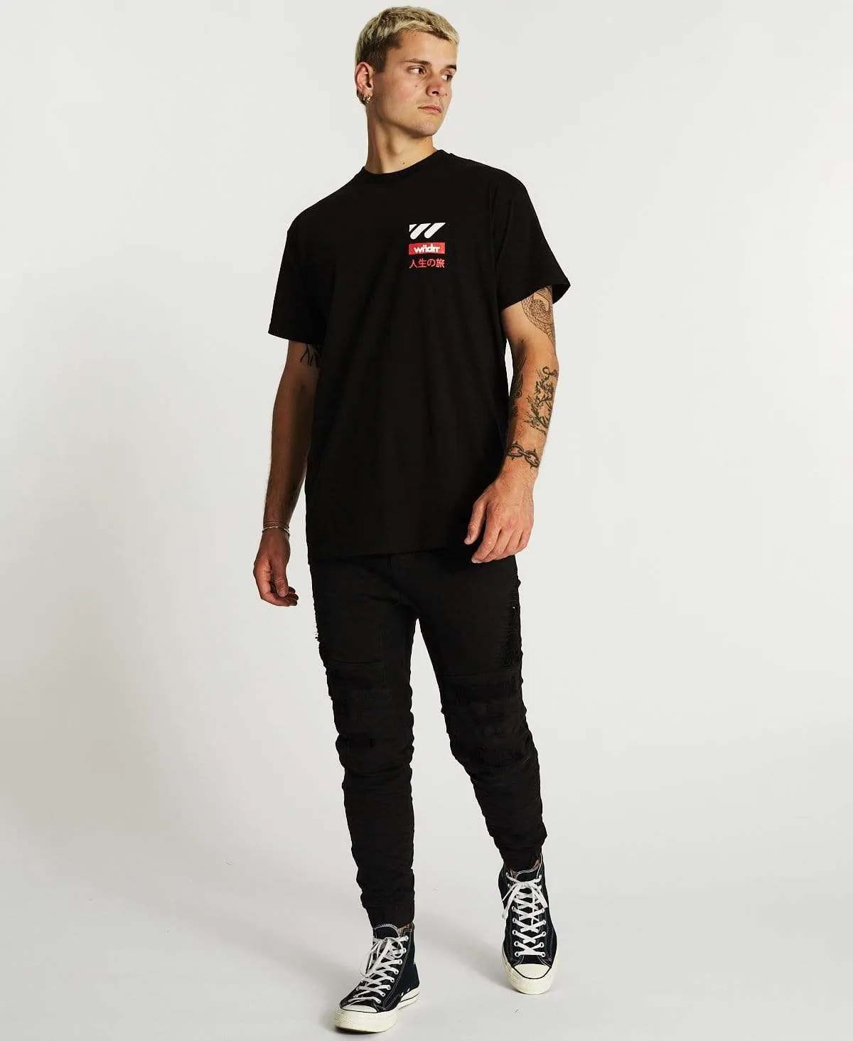 Tetsu Custom Fit T-Shirt Black sold by Neverland product image thumbnail 5