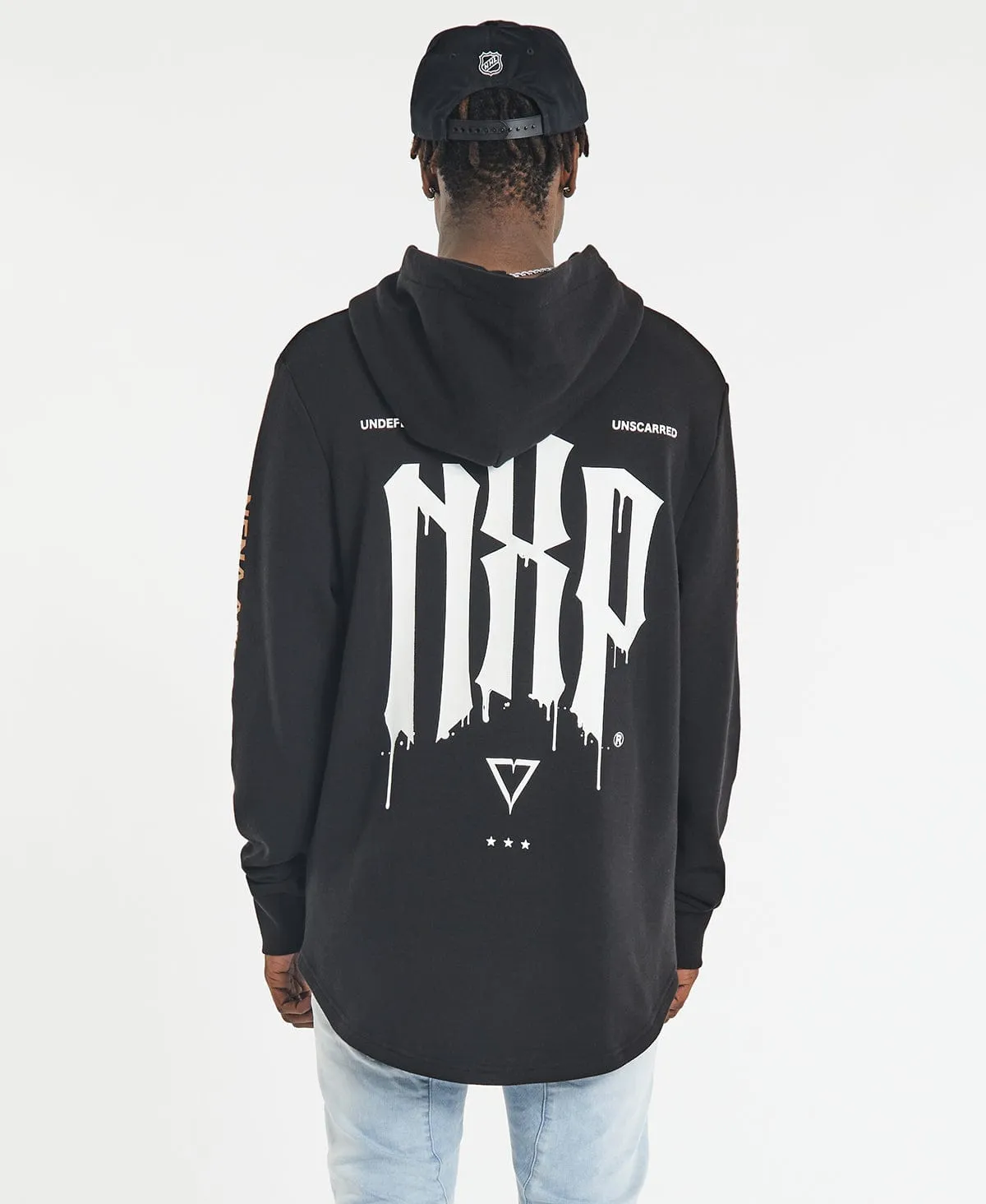 Sphere Dual Curved Hoodie Jet Black sold by Neverland product image thumbnail 5