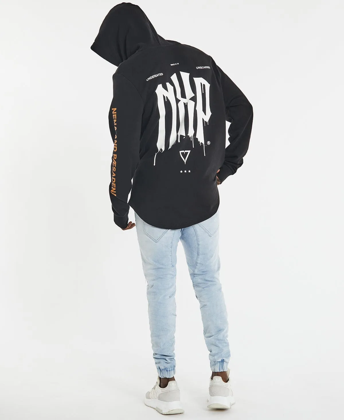 Sphere Dual Curved Hoodie Jet Black sold by Neverland product image thumbnail 4