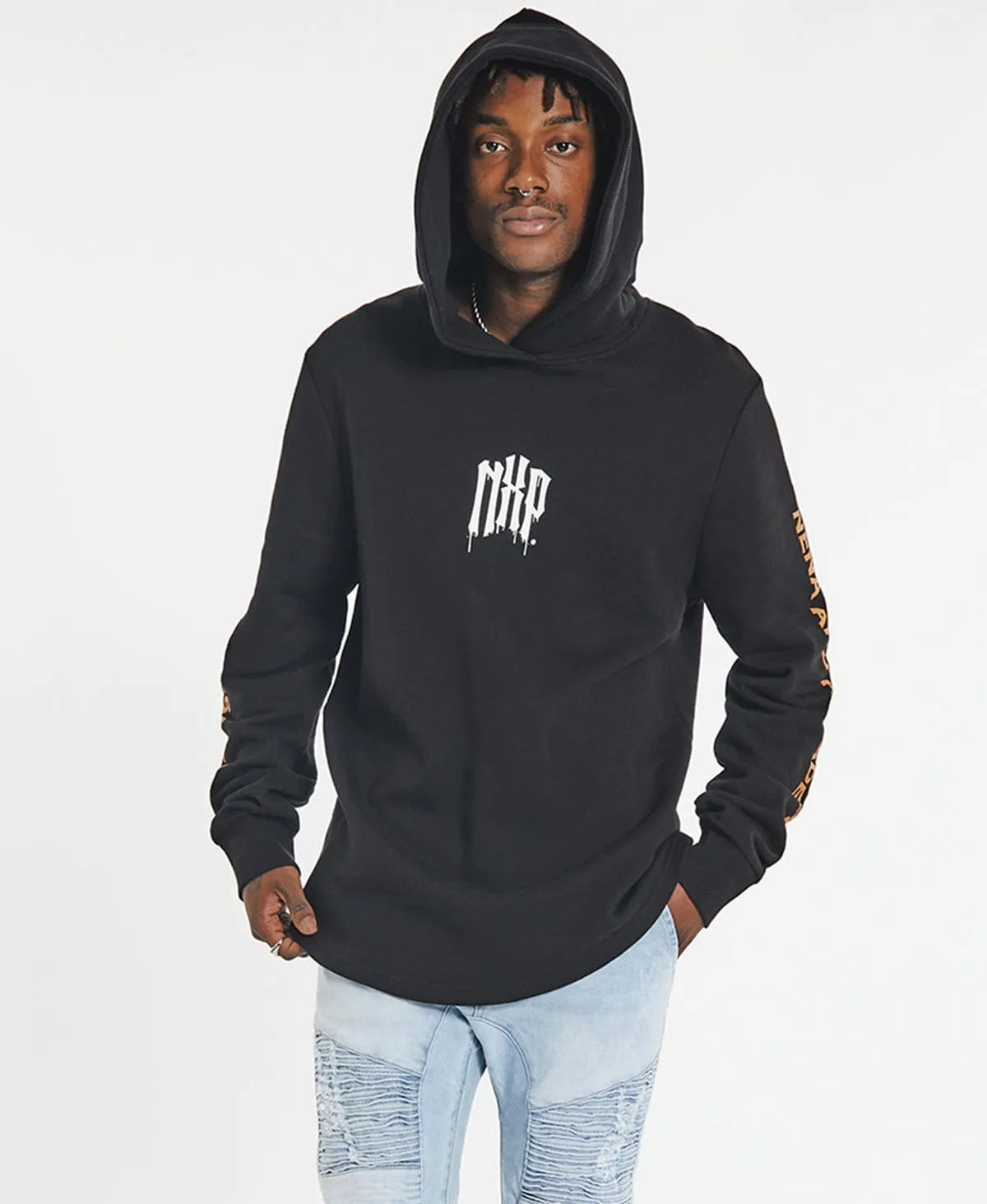 Sphere Dual Curved Hoodie Jet Black sold by Neverland product image thumbnail 2