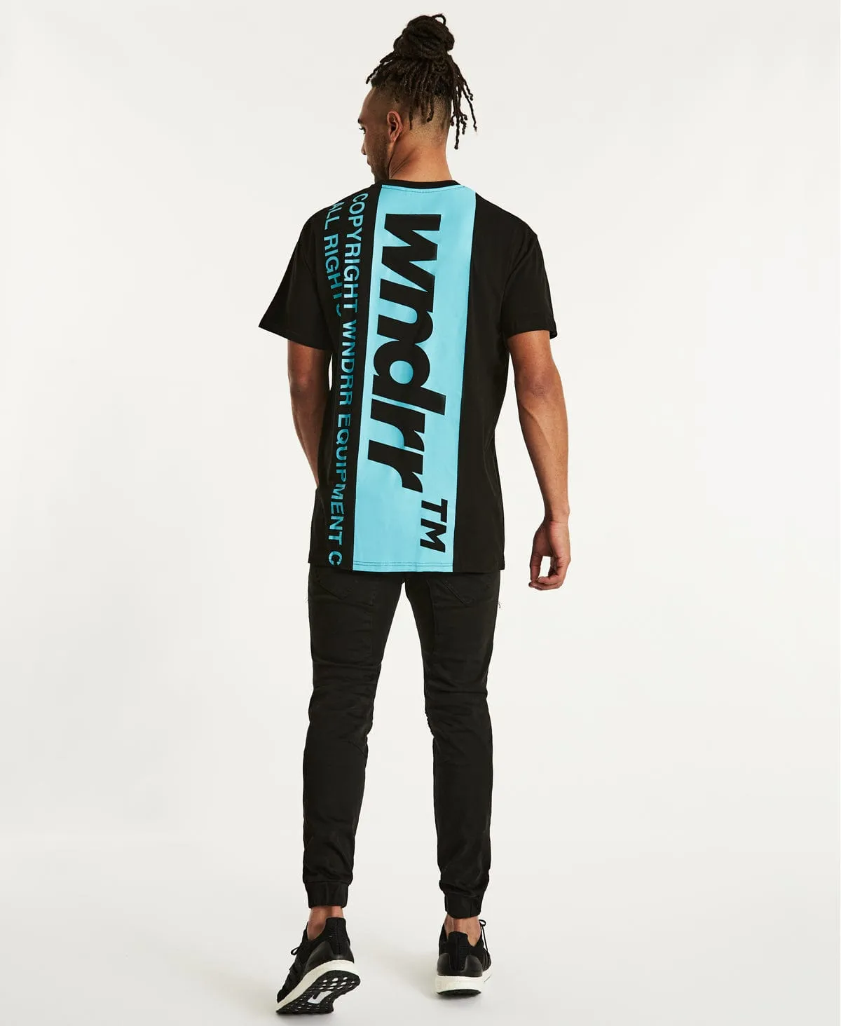 Outlash Custom Fit T-Shirt Black/Teal sold by Neverland product image thumbnail 5