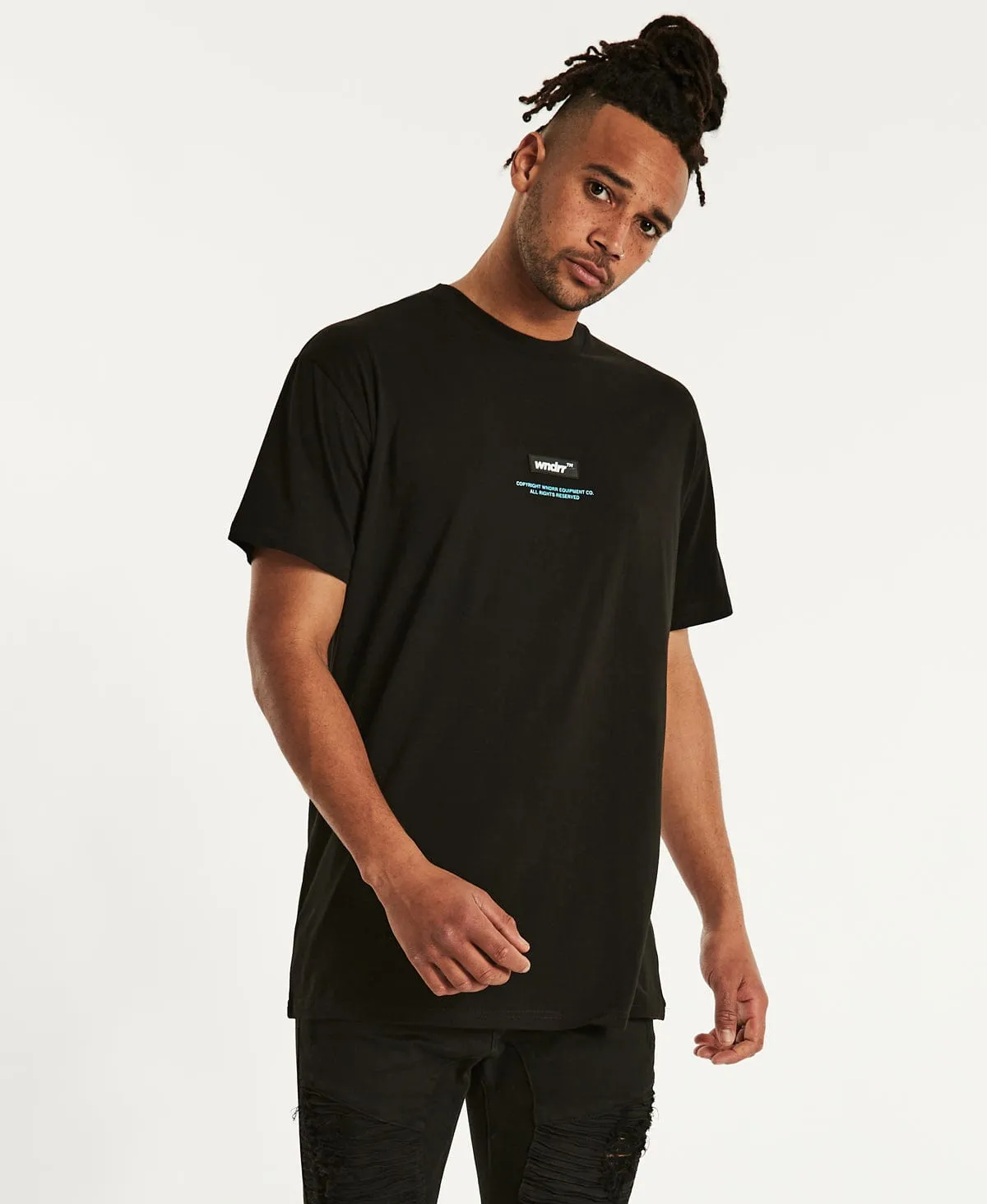 Outlash Custom Fit T-Shirt Black/Teal sold by Neverland product image thumbnail 2