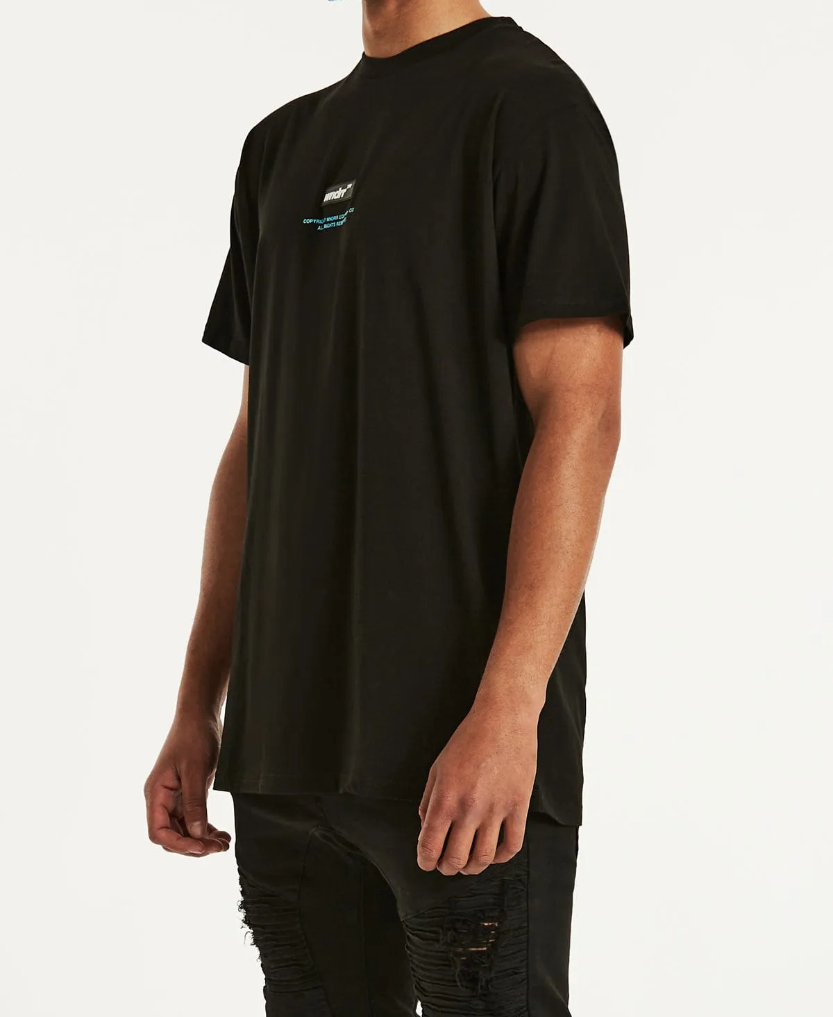 Outlash Custom Fit T-Shirt Black/Teal sold by Neverland product image thumbnail 4