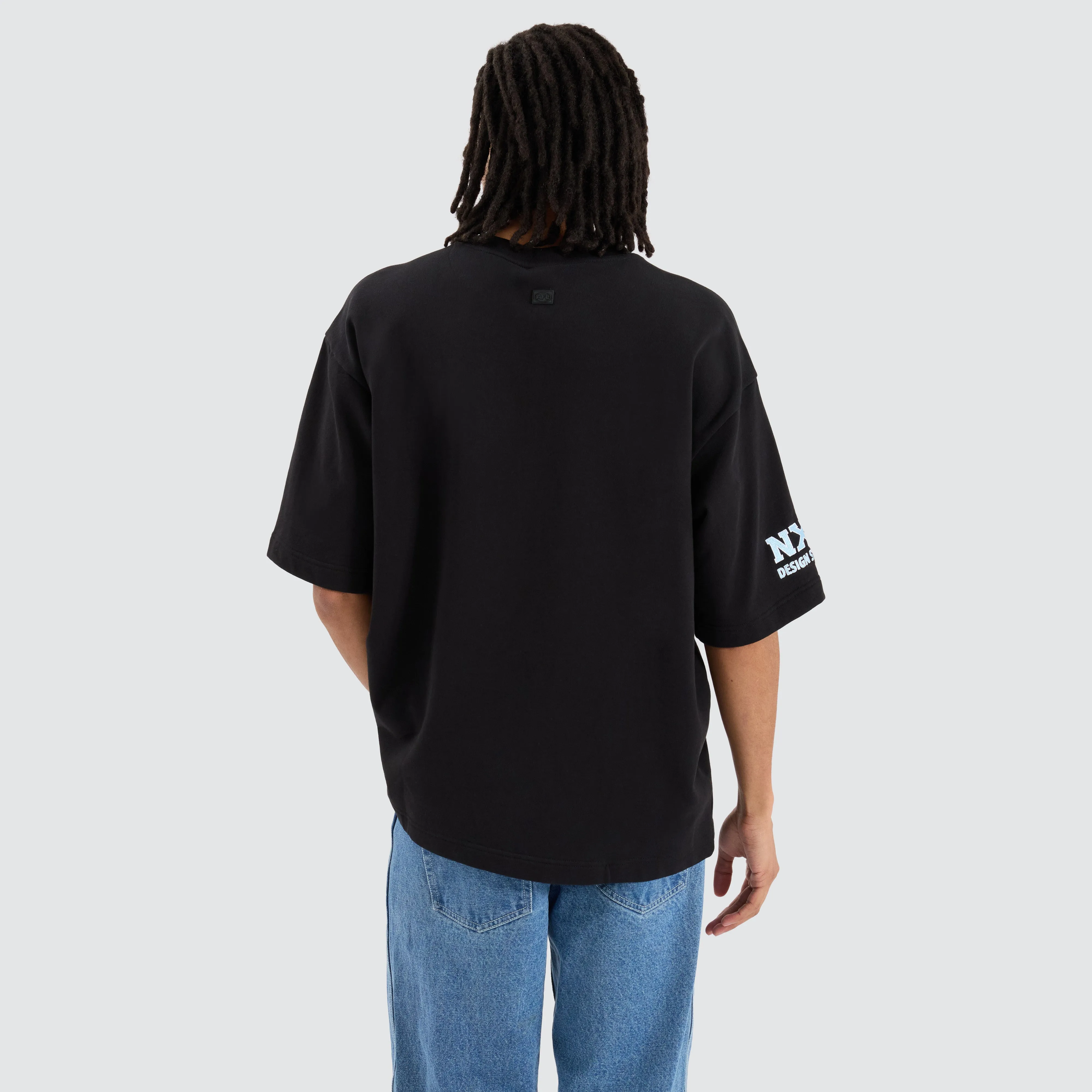 Carlton Blues AFL Mega Loopback Tee Jet Black sold by Neverland product image thumbnail 5