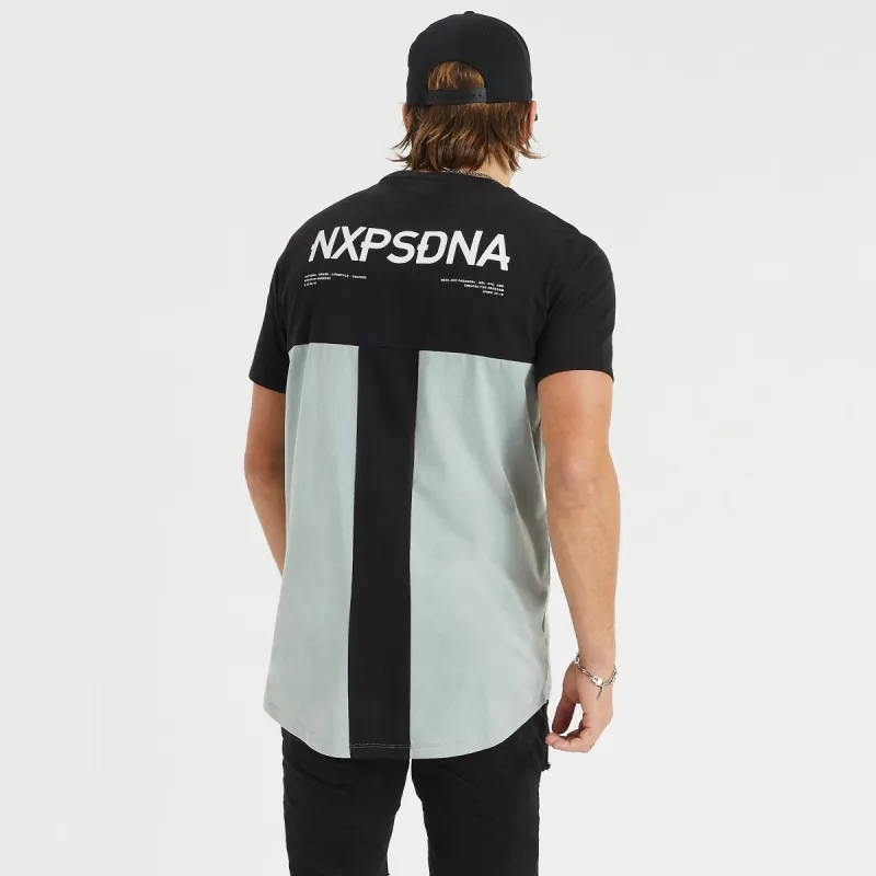 Echelon Tee Black/Sage sold by Neverland