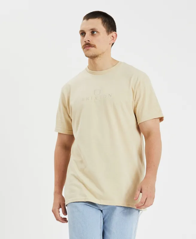 Alpha Thread T-Shirt Cream/ Sand sold by Neverland