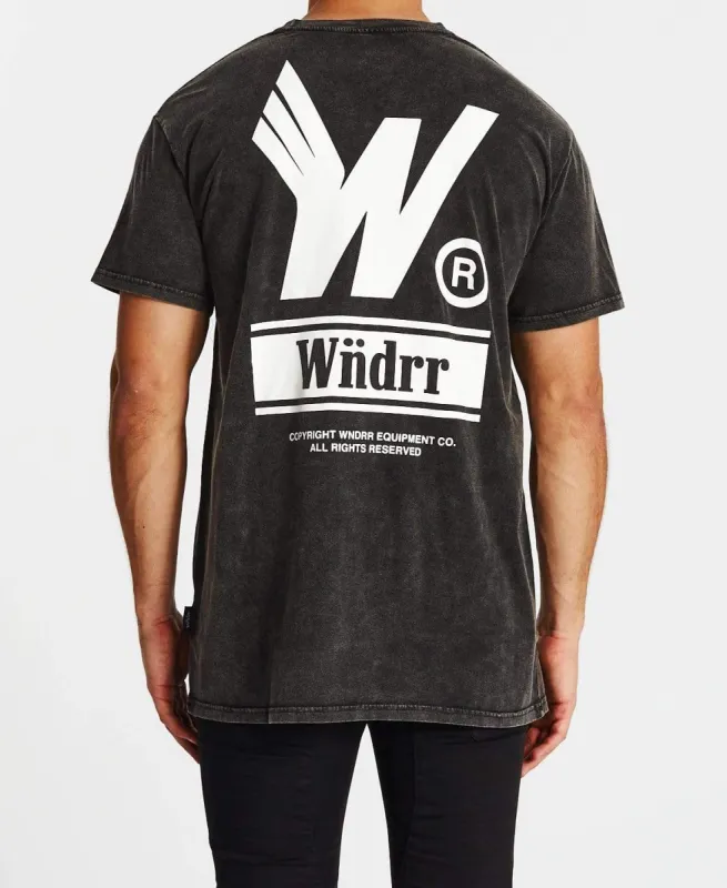 Aero Custom Fit T-Shirt Washed Black sold by Neverland