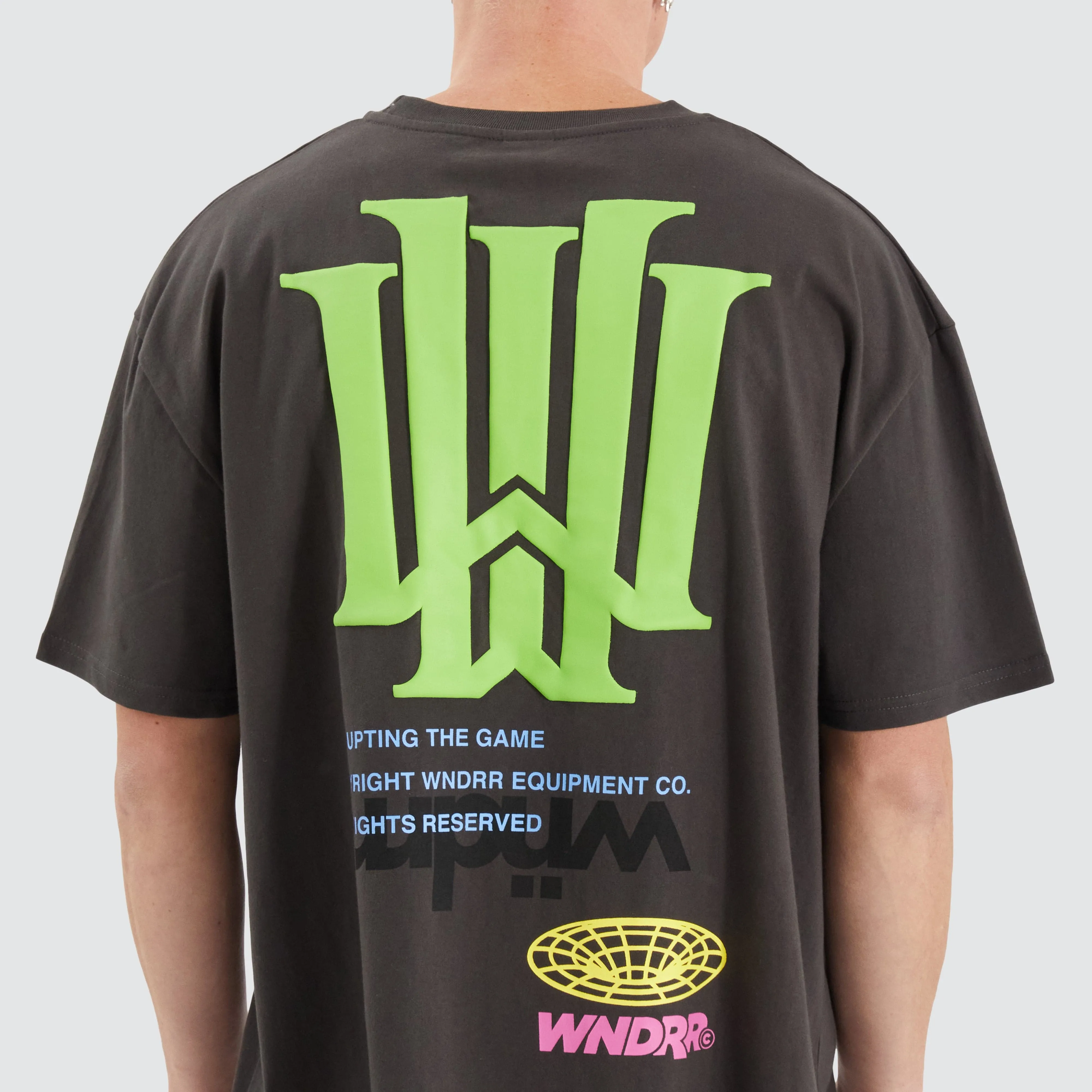 Obscure Box Fit Tee Faded Black sold by Neverland product image thumbnail 3