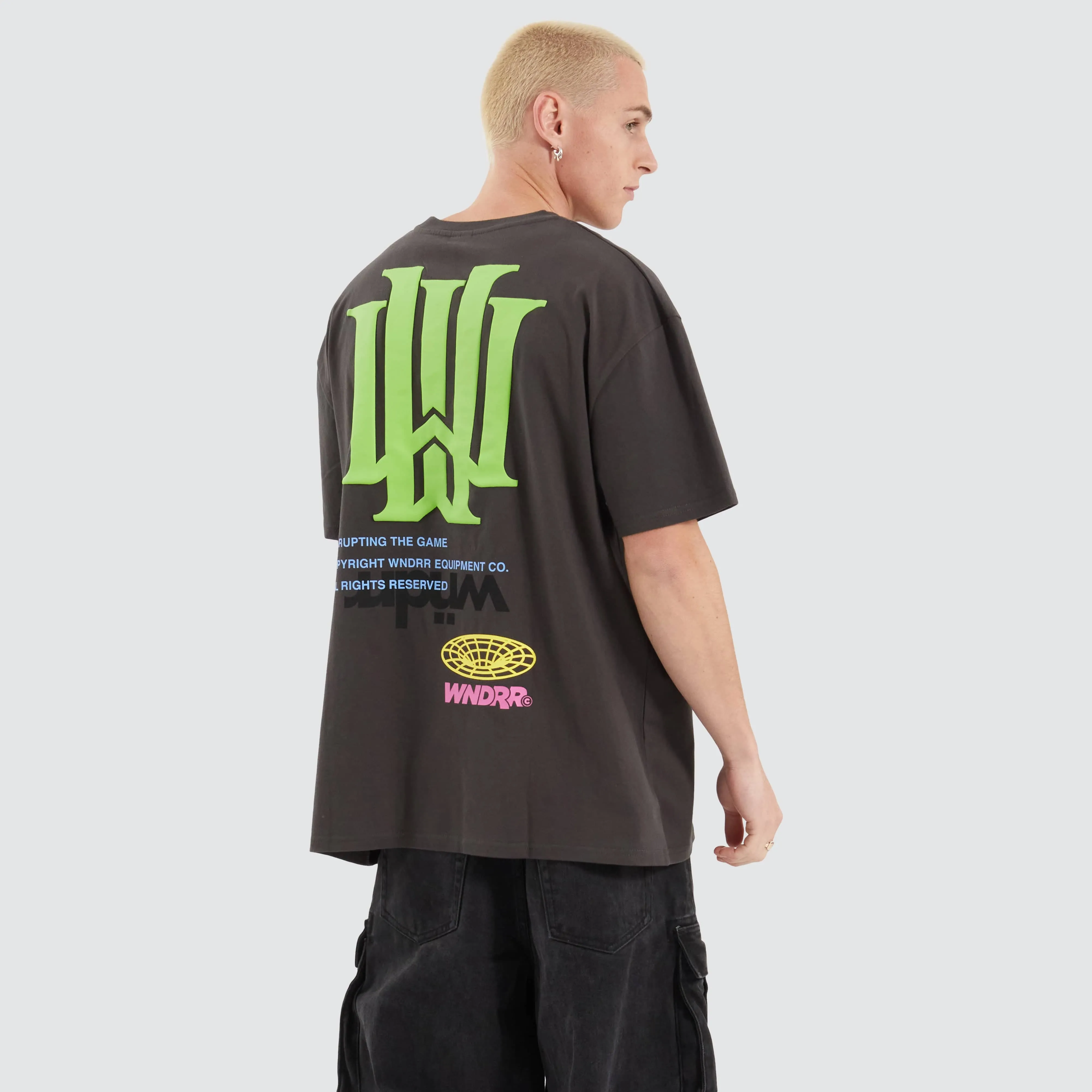 Obscure Box Fit Tee Faded Black sold by Neverland