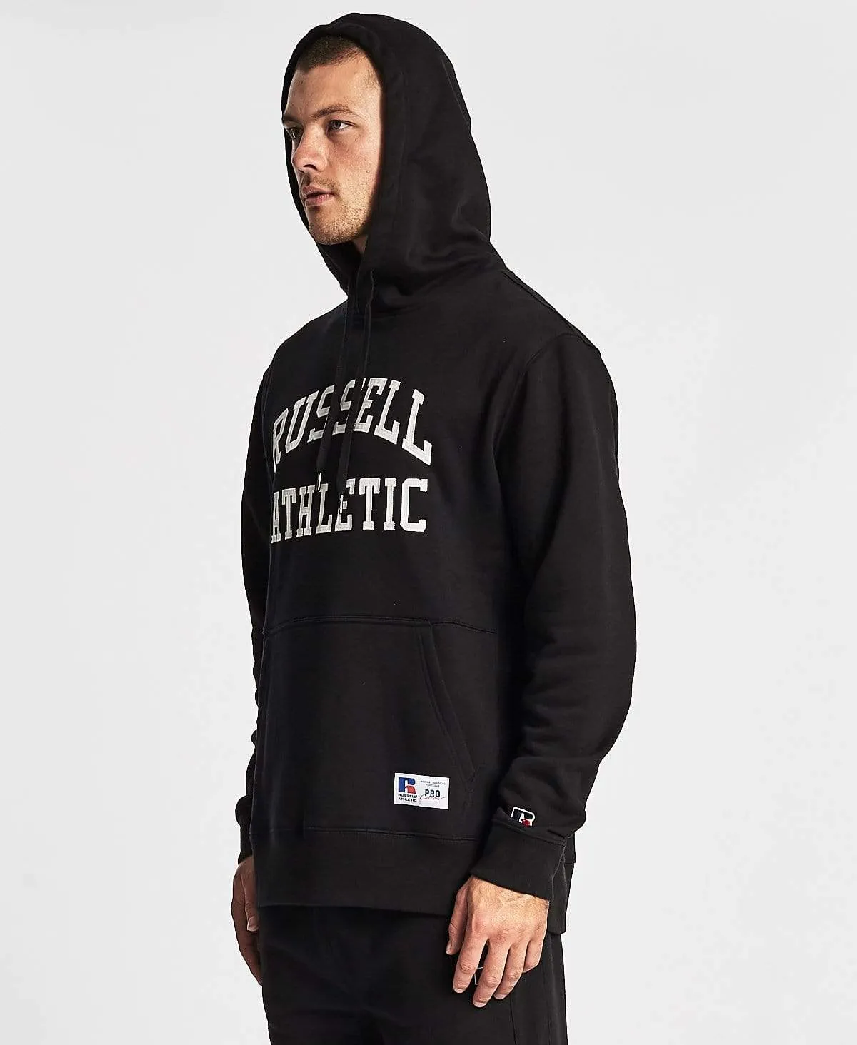 Pro Cotton Arch Logo Hoodie Black sold by Neverland product image thumbnail 5