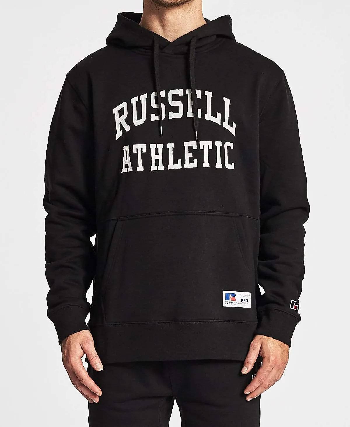 Pro Cotton Arch Logo Hoodie Black sold by Neverland