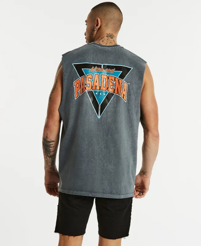 Aware Relaxed Muscle Tee Pigment Charcoal sold by Neverland
