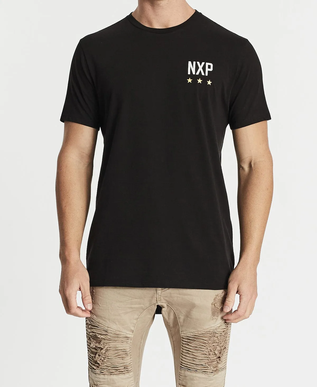 Unbound Cape Back T-Shirt Jet Black sold by Neverland product image thumbnail 2