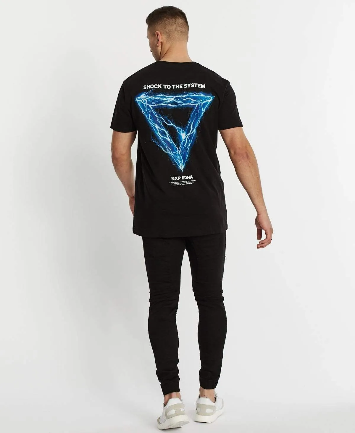 Shock To The System Relaxed T-Shirt Jet Black sold by Neverland product image thumbnail 5