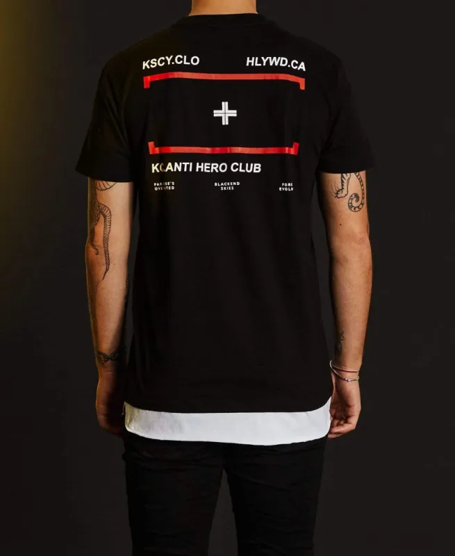 Imitation Relaxed Layered T-Shirt Jet Black sold by Neverland