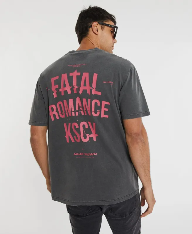 Fallen Paradise Tee Pigment Castlerock sold by Neverland