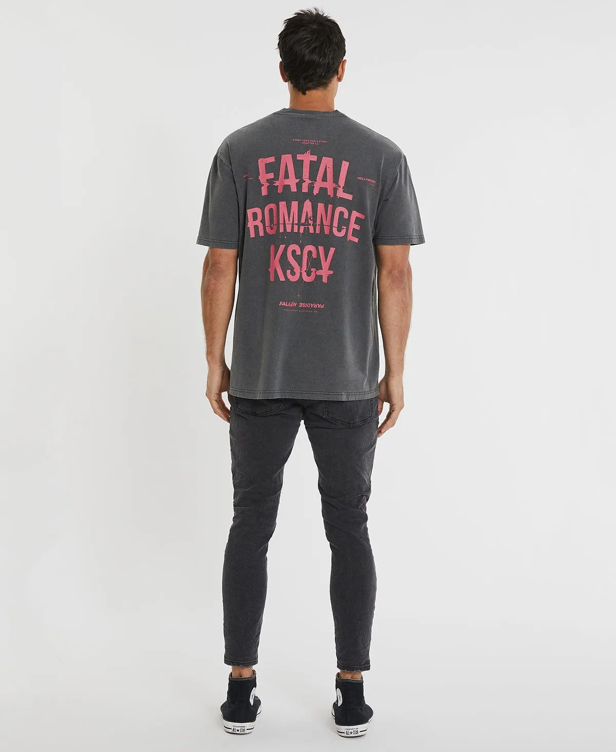 Fallen Paradise Tee Pigment Castlerock sold by Neverland product image thumbnail 4