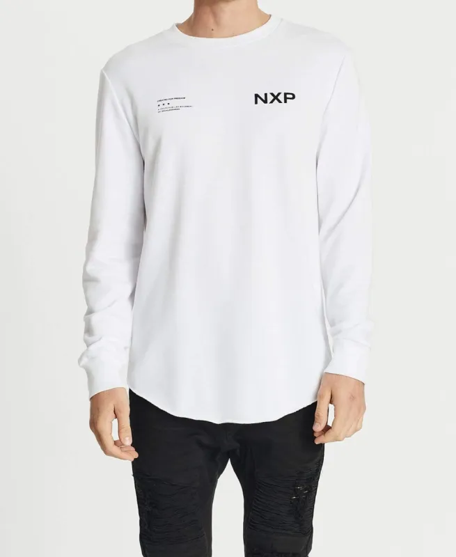 Unclouded Dual Curved Jumper White sold by Neverland