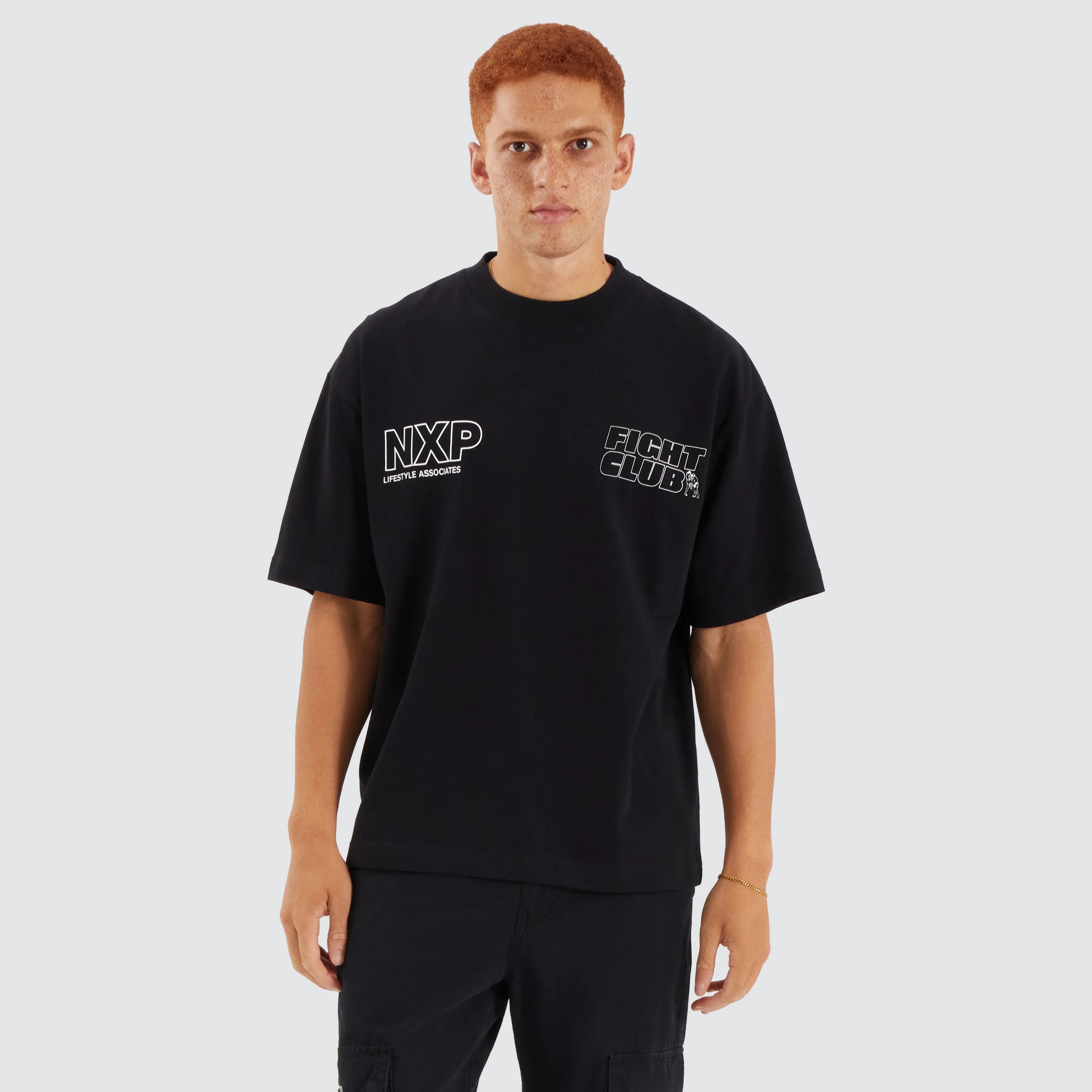 Fight Club Heavy Street Tee Jet Black sold by Neverland product image thumbnail 2