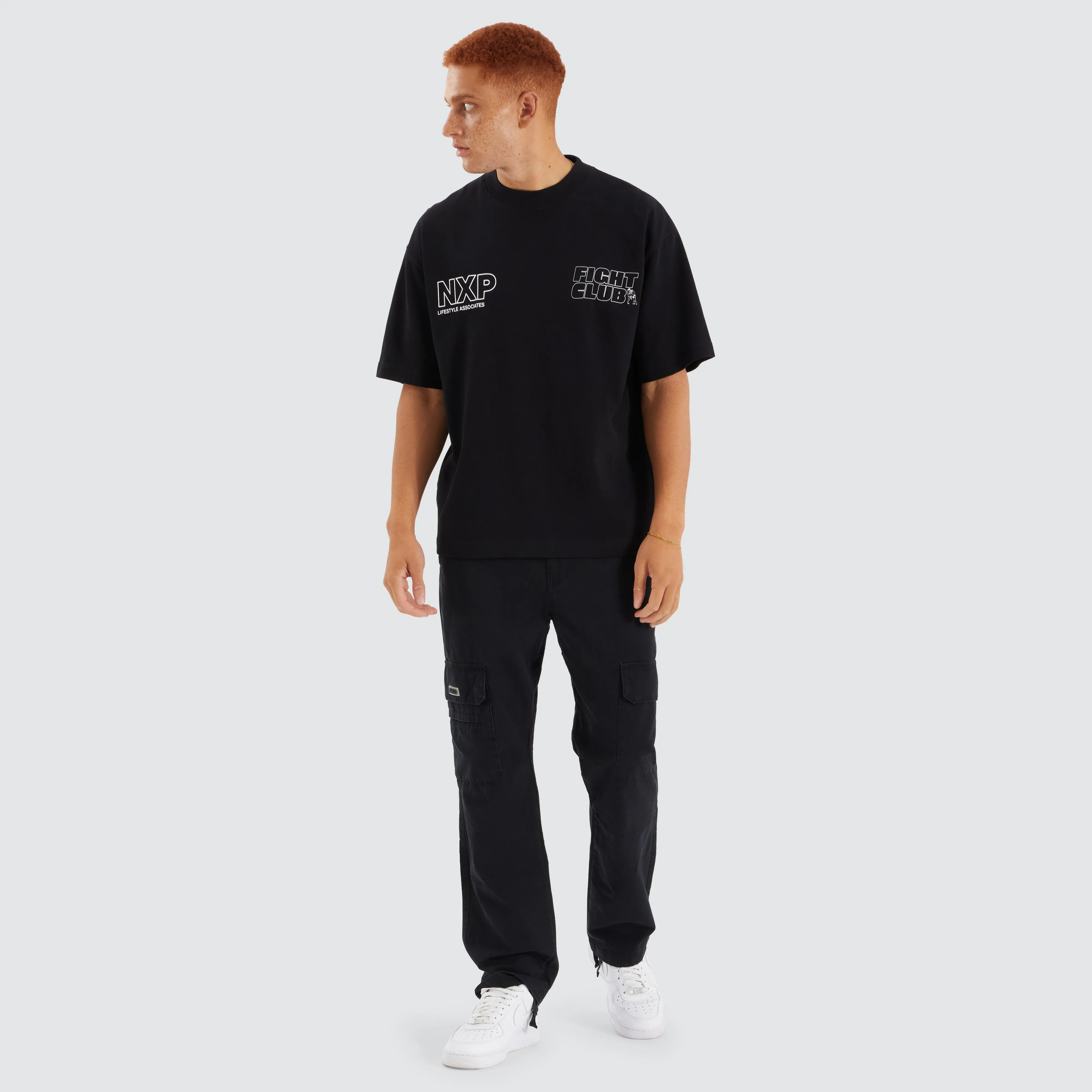 Fight Club Heavy Street Tee Jet Black sold by Neverland product image thumbnail 4