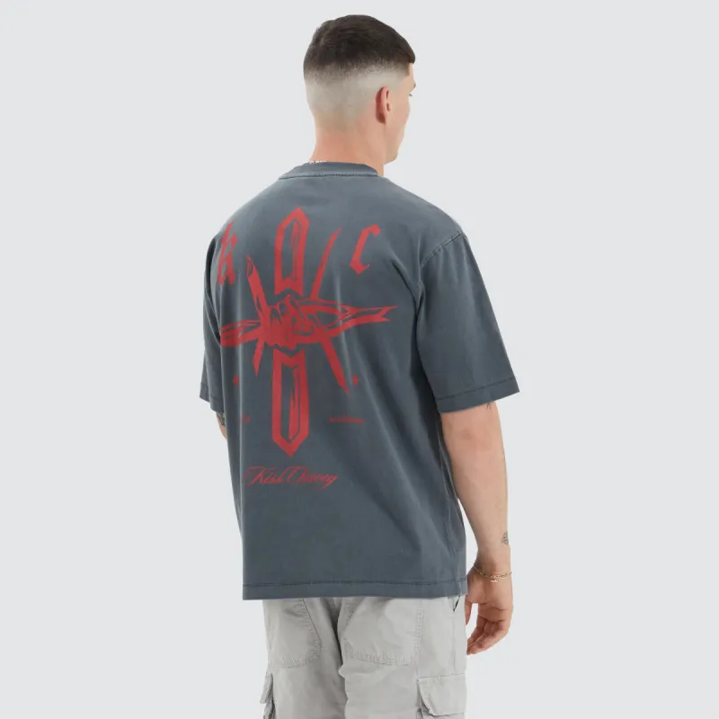 Ronge Street Tee Pigment Turbulence sold by Neverland