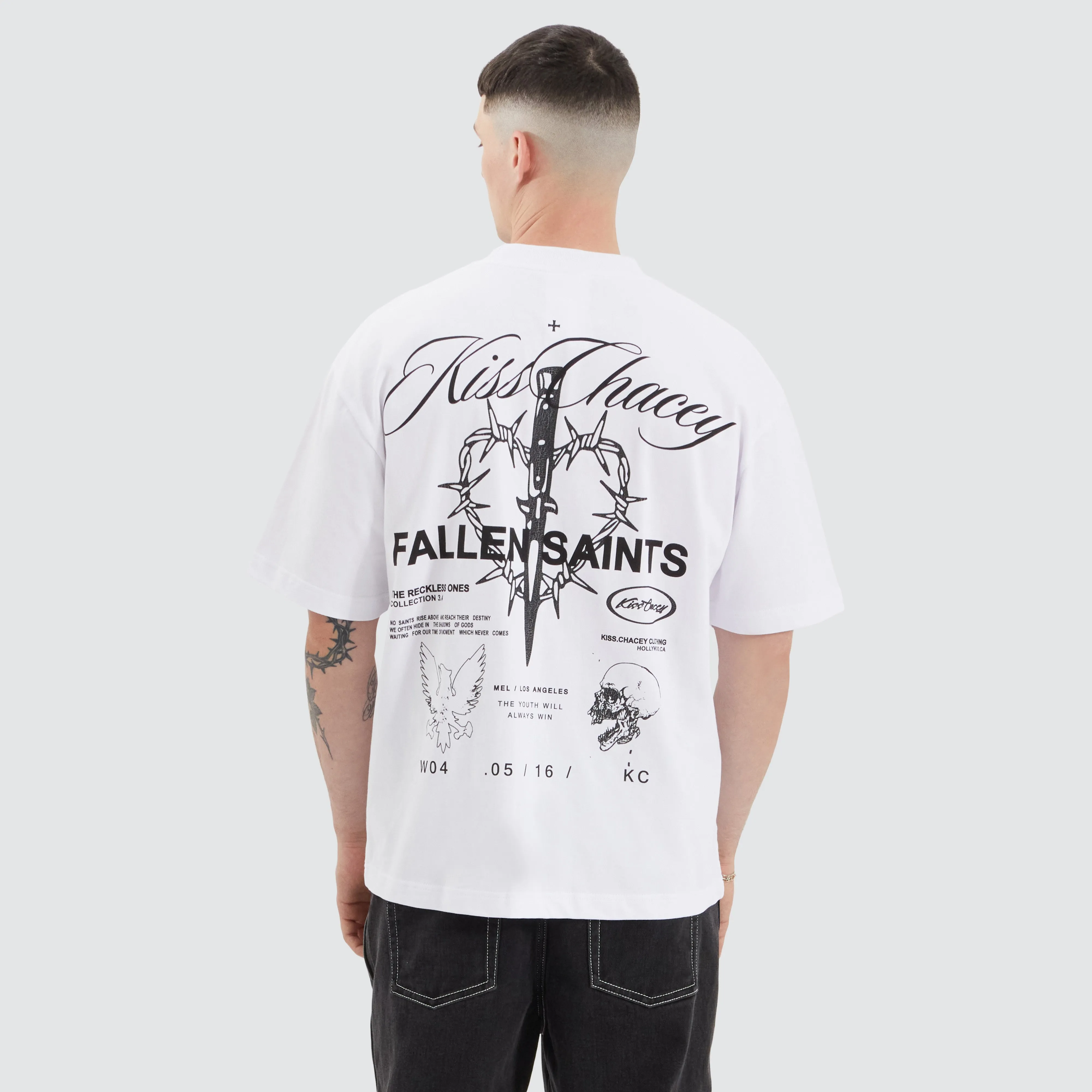 Volta Street Tee Optical White sold by Neverland
