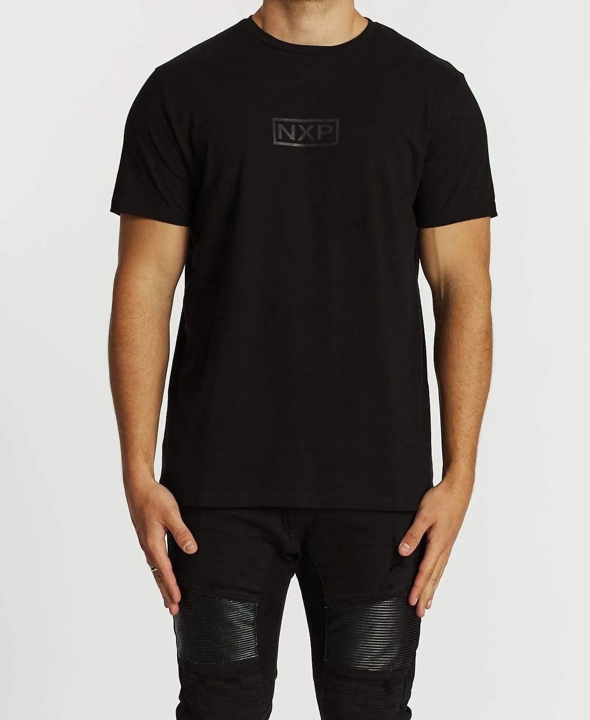 Collapse Scoop Back T-Shirt Jet Black sold by Neverland product image thumbnail 2