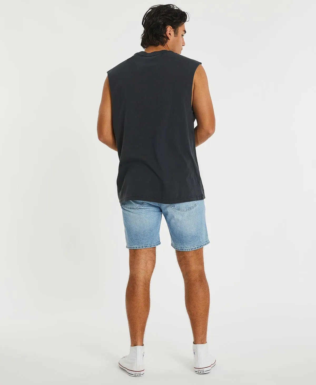 Drop The Hammer Muscle Tee Black sold by Neverland product image thumbnail 5