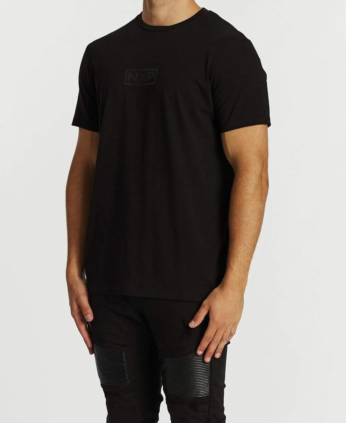 Collapse Scoop Back T-Shirt Jet Black sold by Neverland product image thumbnail 3