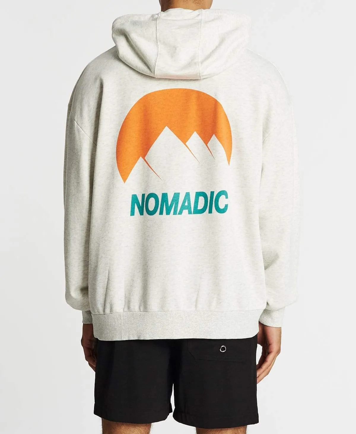 Monterey Basic Hoodie Snow Marle sold by Neverland