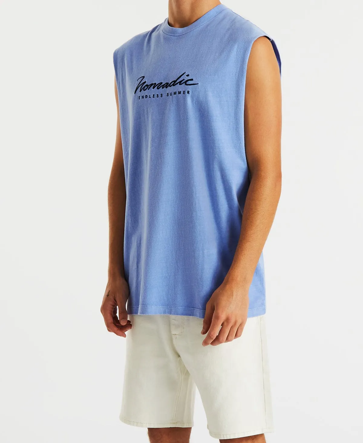 Rise Relaxed Muscle Tee Pigment Lilac sold by Neverland product image thumbnail 4