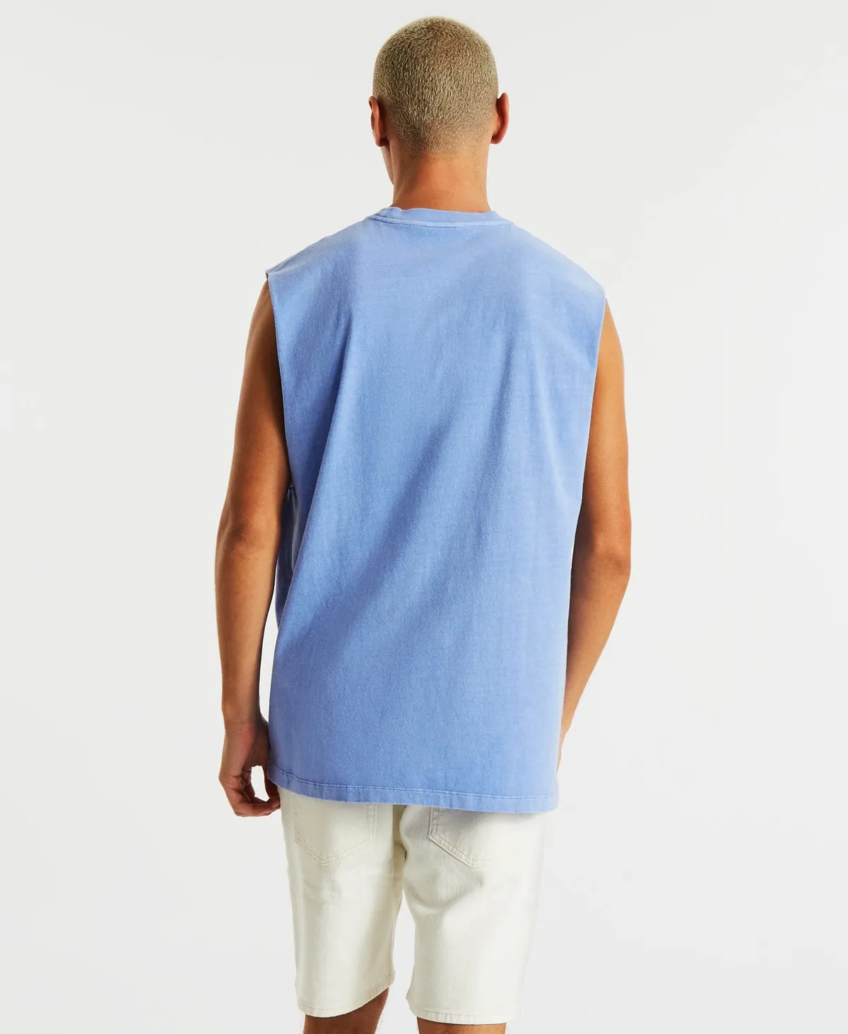 Rise Relaxed Muscle Tee Pigment Lilac sold by Neverland product image thumbnail 2