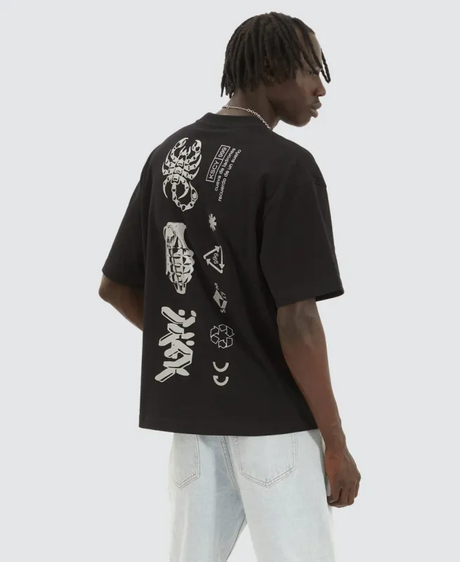 Poison Heavy Street Fit Tee Jet Black sold by Neverland