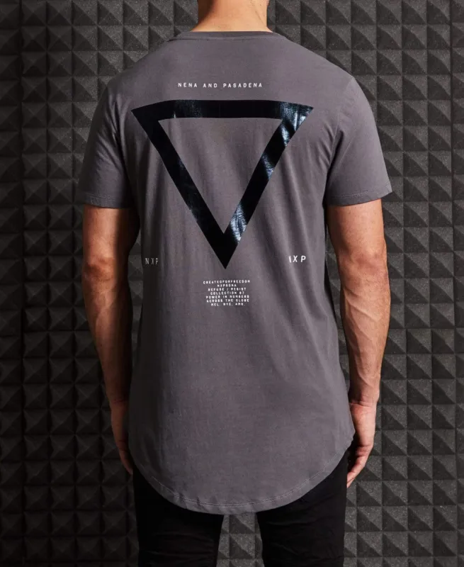 Resurrection Cape Back T-Shirt Pigment Charcoal sold by Neverland