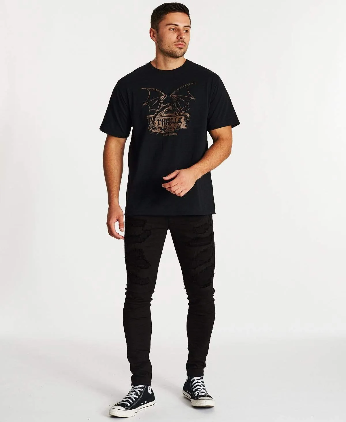 Gatekeeper Merch Fit T-Shirt Black sold by Neverland product image thumbnail 4