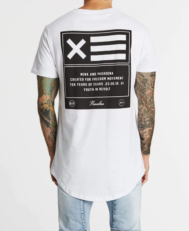 Madsen Cape Back T-Shirt White sold by Neverland
