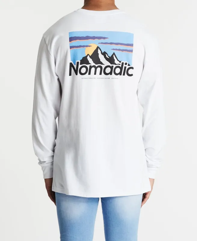Ice Cold Relaxed Long Sleeve T-Shirt White sold by Neverland