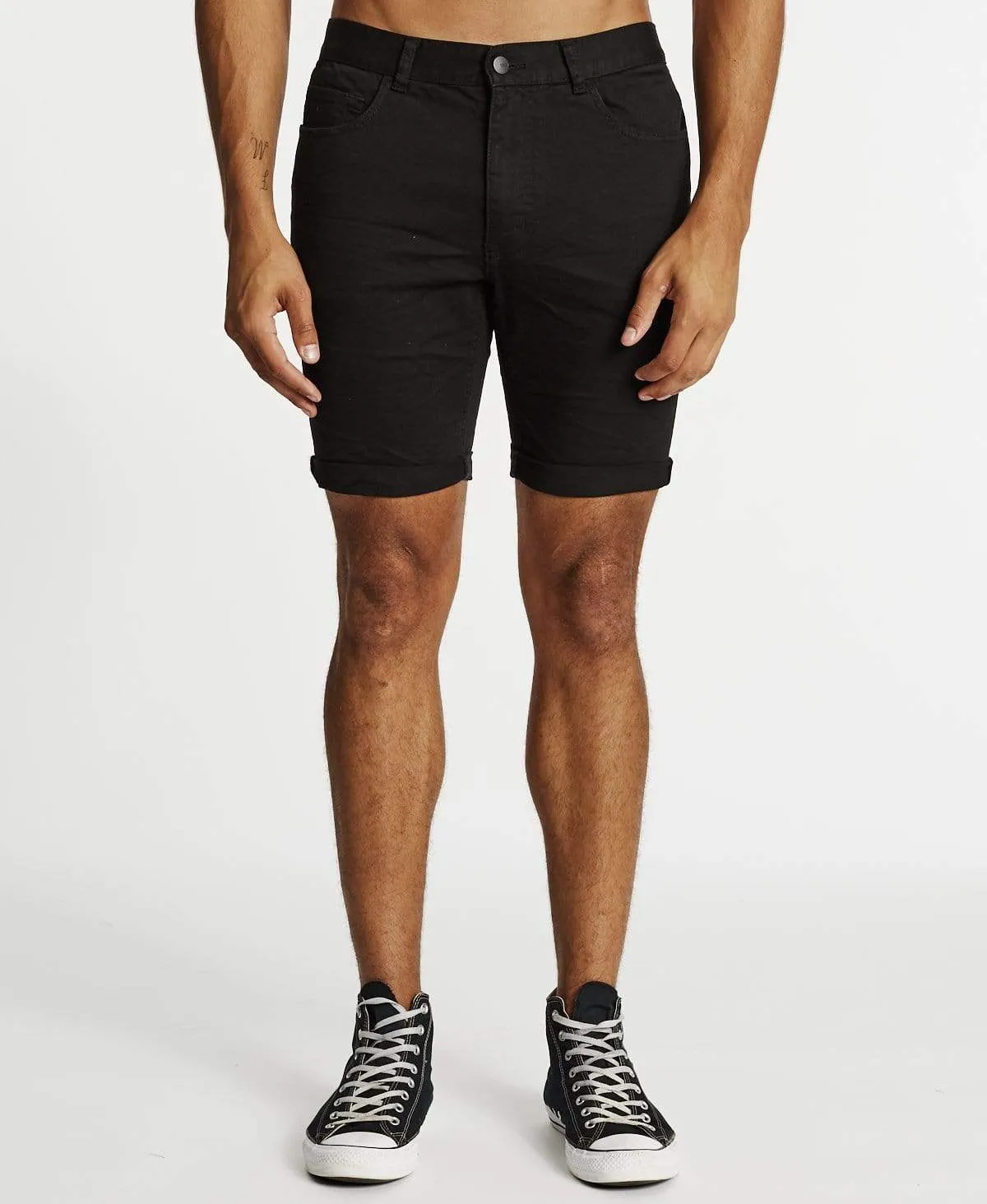 KS3 Denim Short Jet Black sold by Neverland