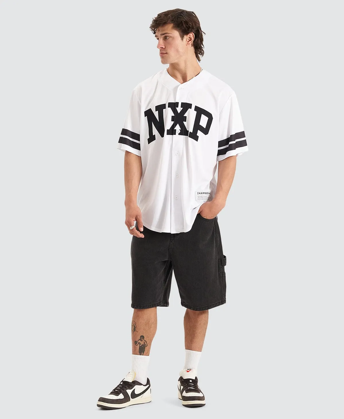 Offside Baseball Shirt White sold by Neverland product image thumbnail 3