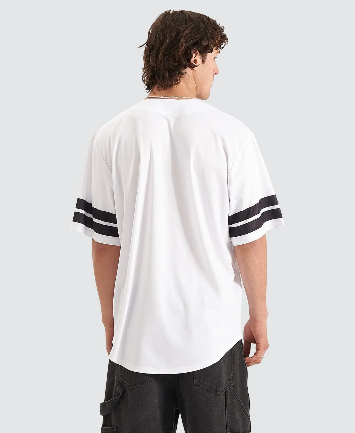 Offside Baseball Shirt White sold by Neverland product image thumbnail 2