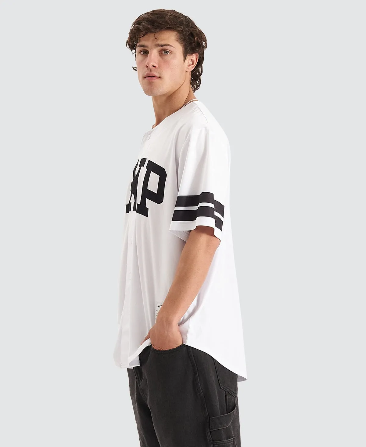 Offside Baseball Shirt White sold by Neverland product image thumbnail 4