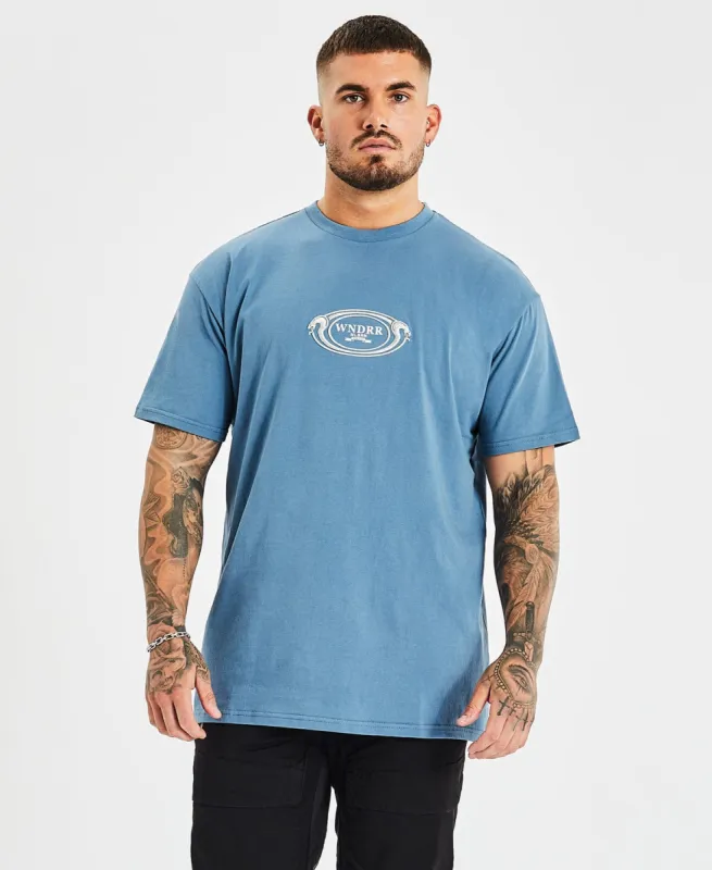 Tahu Custom Fit T-Shirt Work Blue sold by Neverland