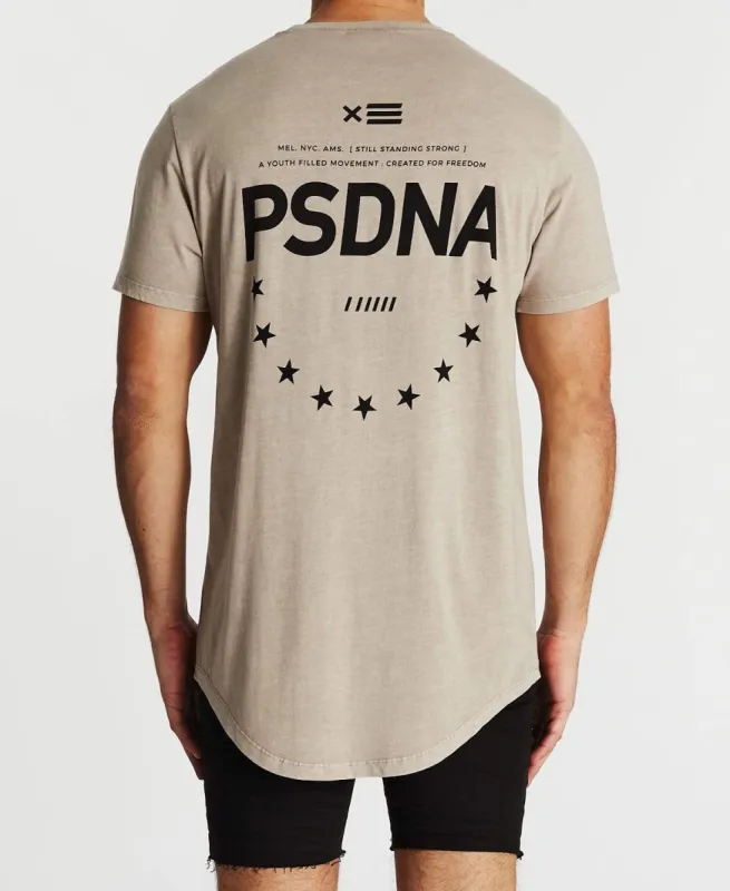 Standing Strong Cape Back T-Shirt Pigment Mushroom sold by Neverland