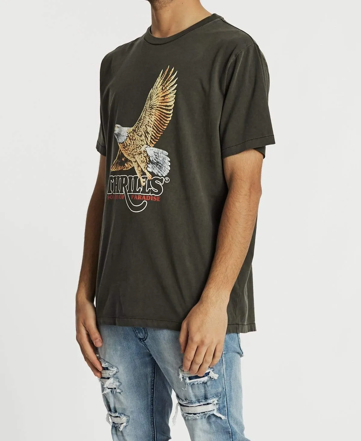 Victory Merch Fit T-Shirt Merch Black sold by Neverland product image thumbnail 3