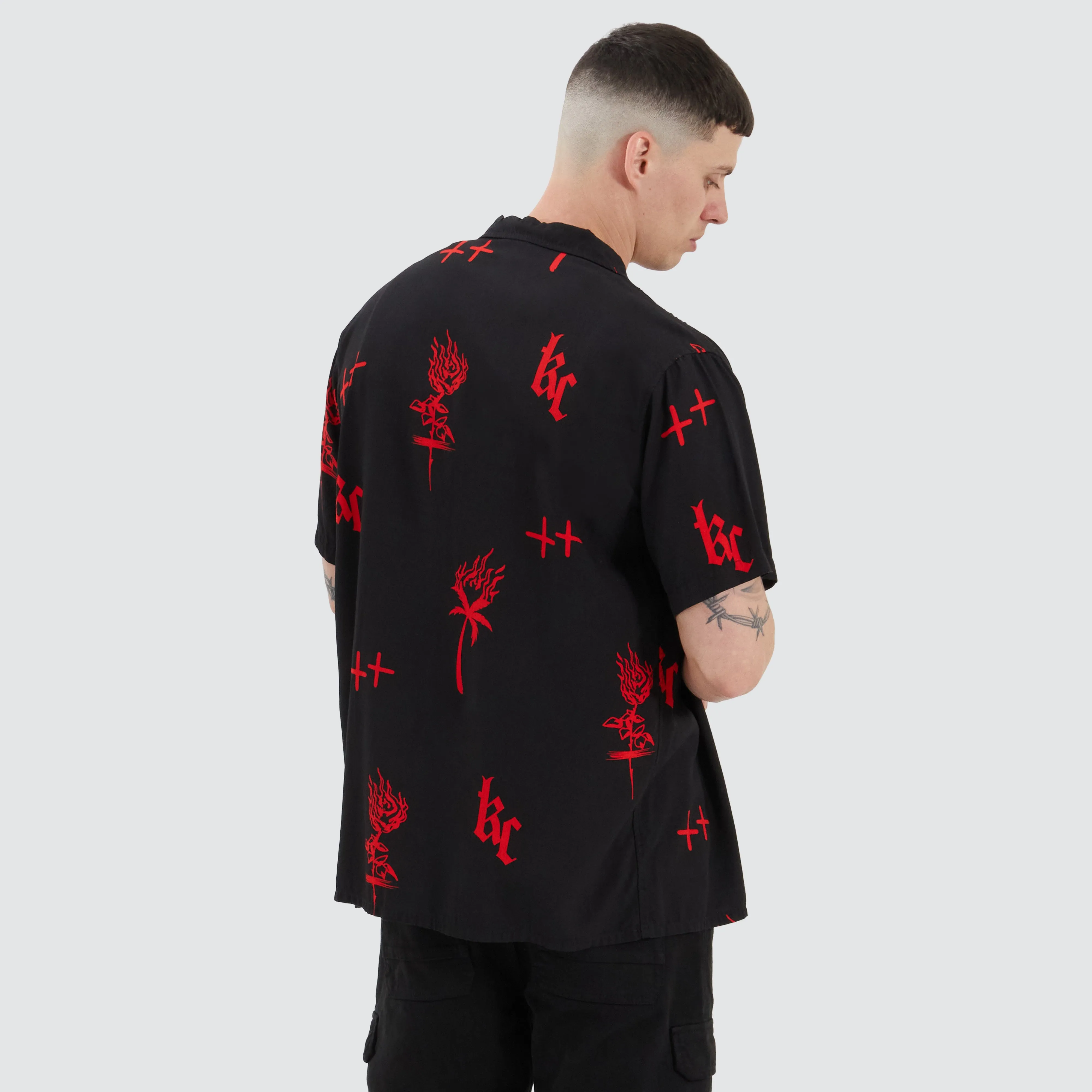 Salton Resort Shirt Lost in Fire Print sold by Neverland product image thumbnail 2