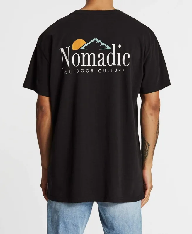 Hillside Custom Fit T-Shirt Jet Black sold by Neverland