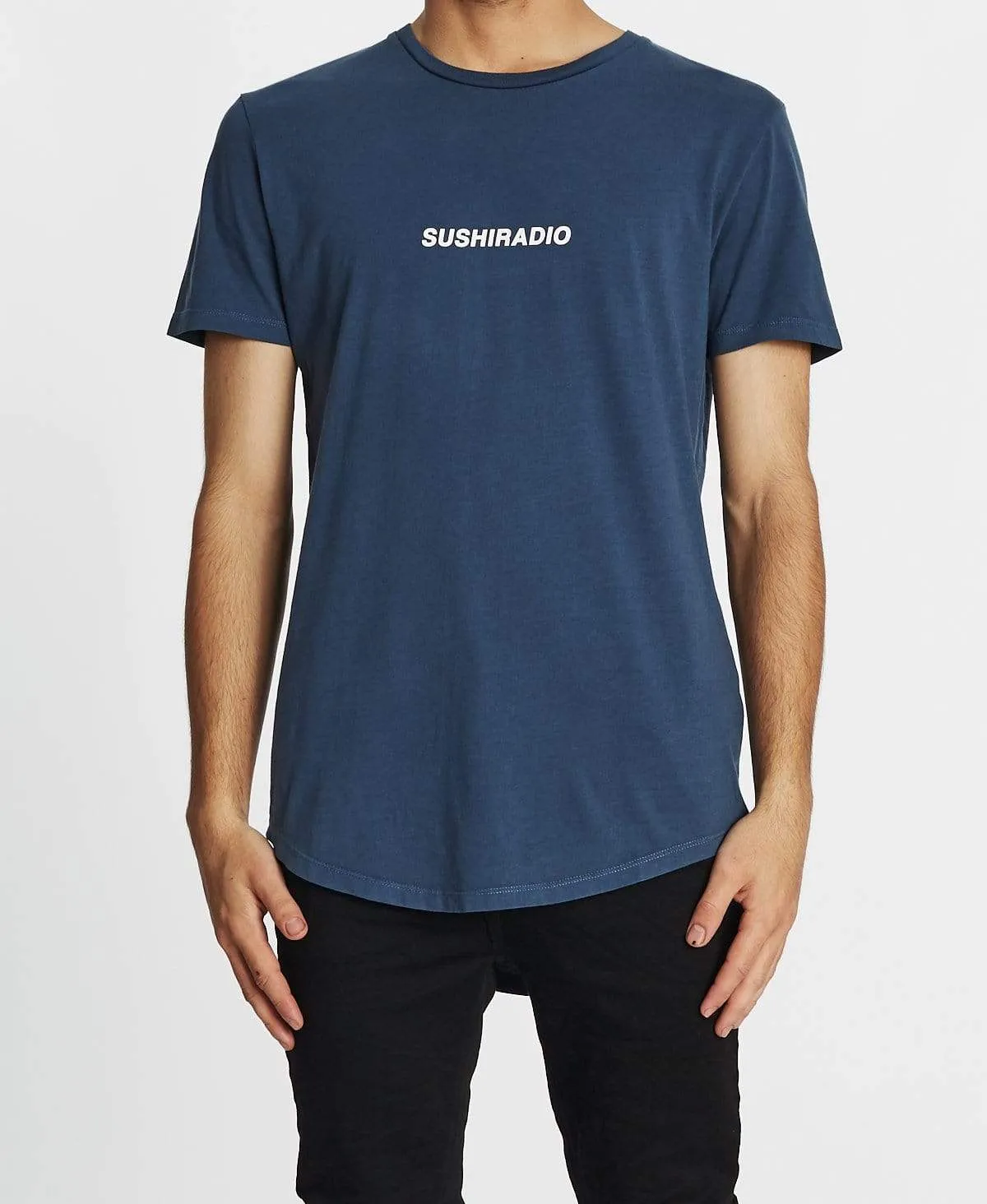 True Dual Curved Tee Pigment Petrol Blue sold by Neverland