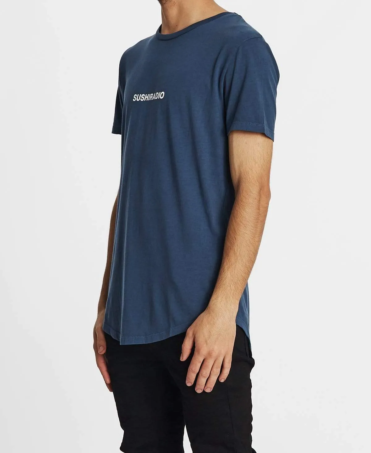 True Dual Curved Tee Pigment Petrol Blue sold by Neverland product image thumbnail 3